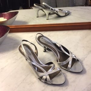 Silver heels